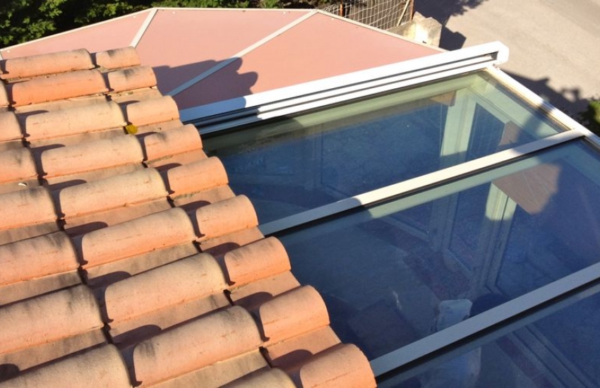 Nettoyage de véranda toit et surfaces vitrées